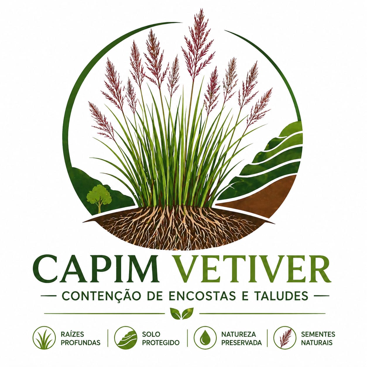 Logo Capim Vetiver